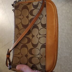 Coach purse brown